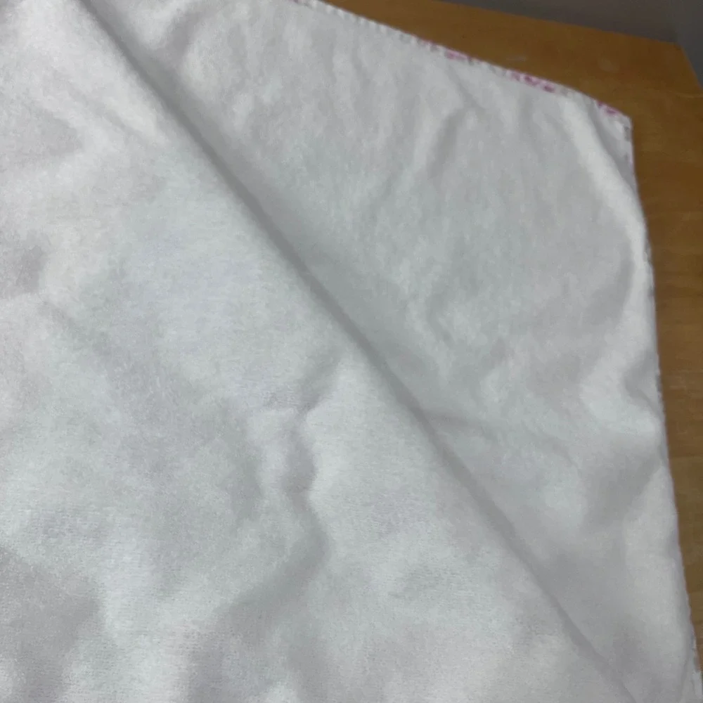 Simply Shabby Chic Pink Rose Floral Bath Towel 100% Cotton Vtg Cottagecore 50x27
